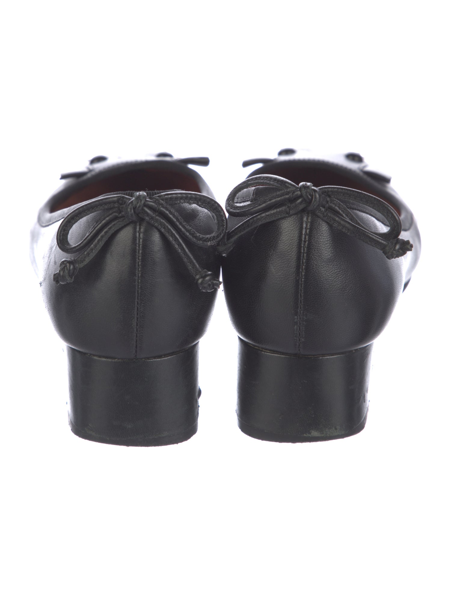 Marc by Marc Jacobs Leather Bow Accents Pumps